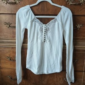 Free People Long Sleeve With Lace